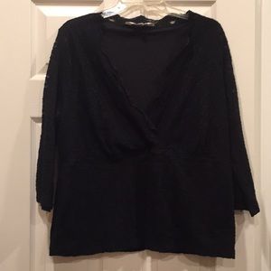 Uniform John Paul Richard lace top.